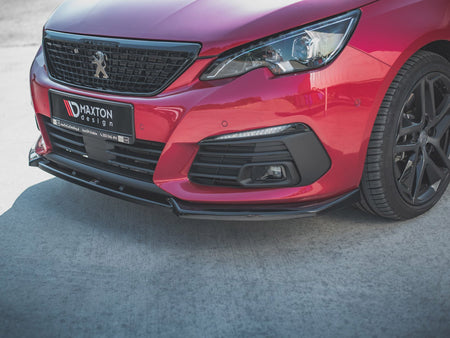 Maxton Design Front Splitter V.1 Peugeot 308 GT Mk2 Facelift - PE-308-2F-GT-FD1G - Image 4