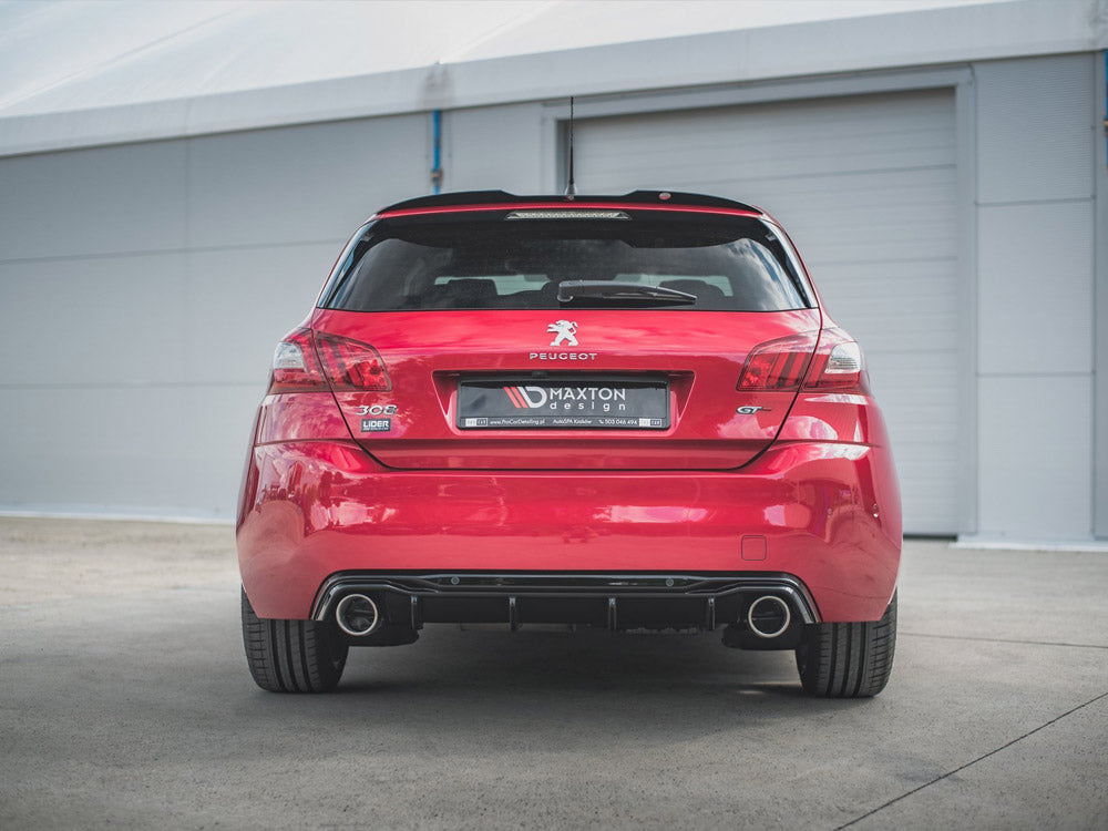 Maxton Design Rear Valance + Exhaust Ends Imitation Peugeot 308 GT Mk2 Facelift - PE-308-2F-GT-RS1+ - Image 2