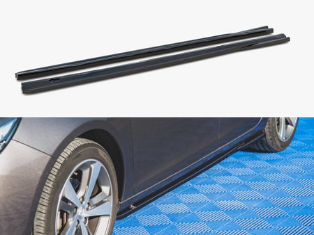 Maxton Design Side Skirts Diffusers Peugeot 308 SW Mk2 Facelift - PE-308-2F-SD1G - Image 1