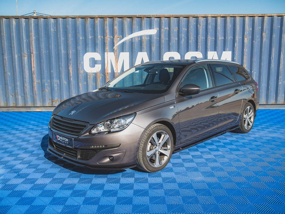 Maxton Design Side Skirts Diffusers Peugeot 308 SW Mk2 Facelift - PE-308-2F-SD1G - Image 2