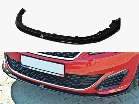 Maxton Design Front Splitter V.1 Peugeot 308 II GTI - PE-308-GTI-FD1G - Image 1