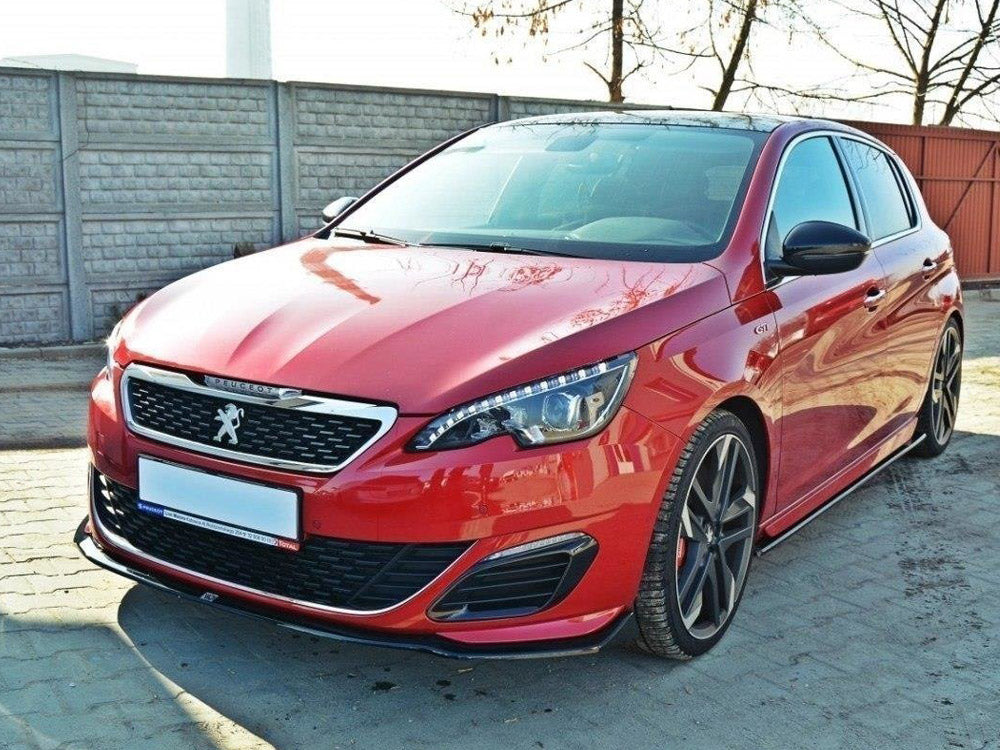 Maxton Design Front Splitter V.1 Peugeot 308 II GTI - PE-308-GTI-FD1G - Image 2