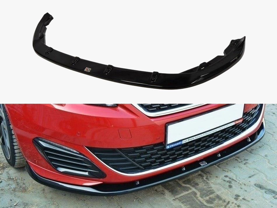 Maxton Design Front Splitter V.2 Peugeot 308 II GTI - PE-308-GTI-FD2G - Image 1