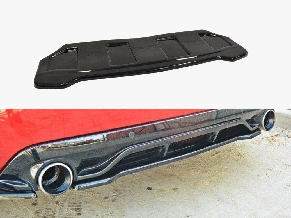 Maxton Design Central Rear Splitter Peugeot 308 II GTI (Without Vertical Bars) - PE-308-GTI-RD1G - Image 1