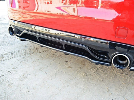 Central Rear Splitter (Vertical Bars) Peugeot 308 II GTI