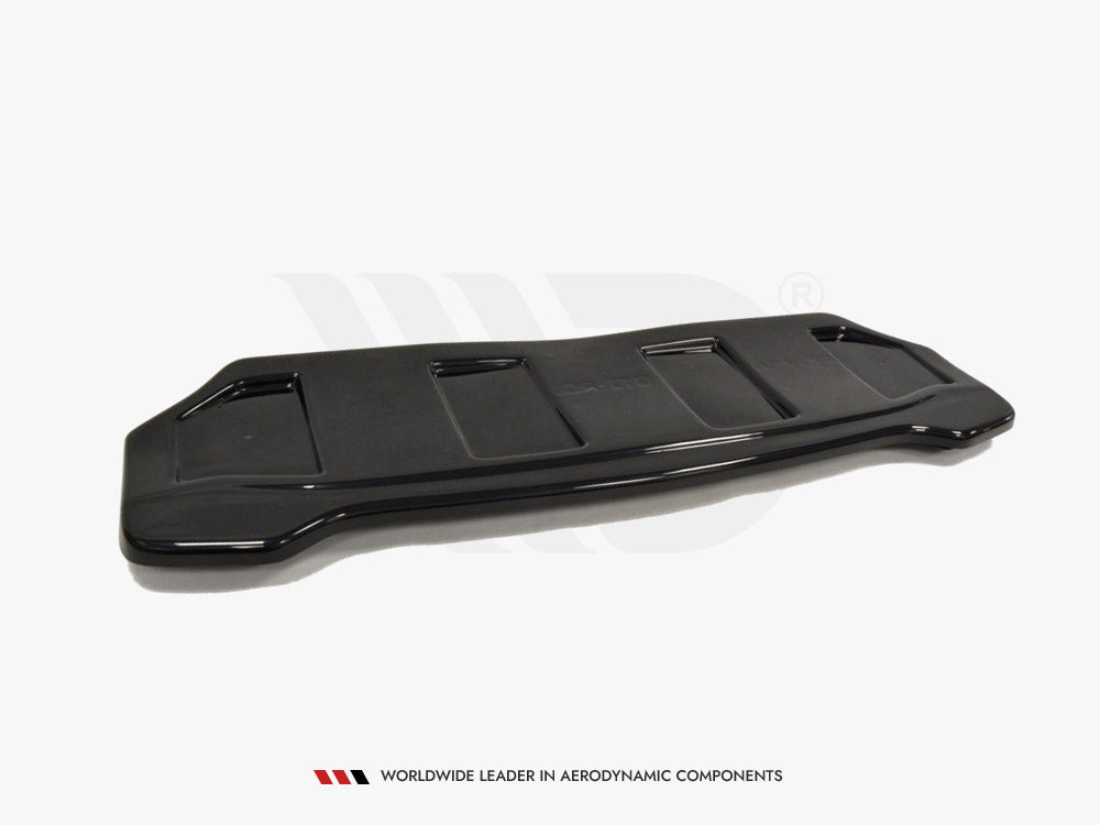 Central Rear Splitter (Vertical Bars) Peugeot 308 II GTI - Textured