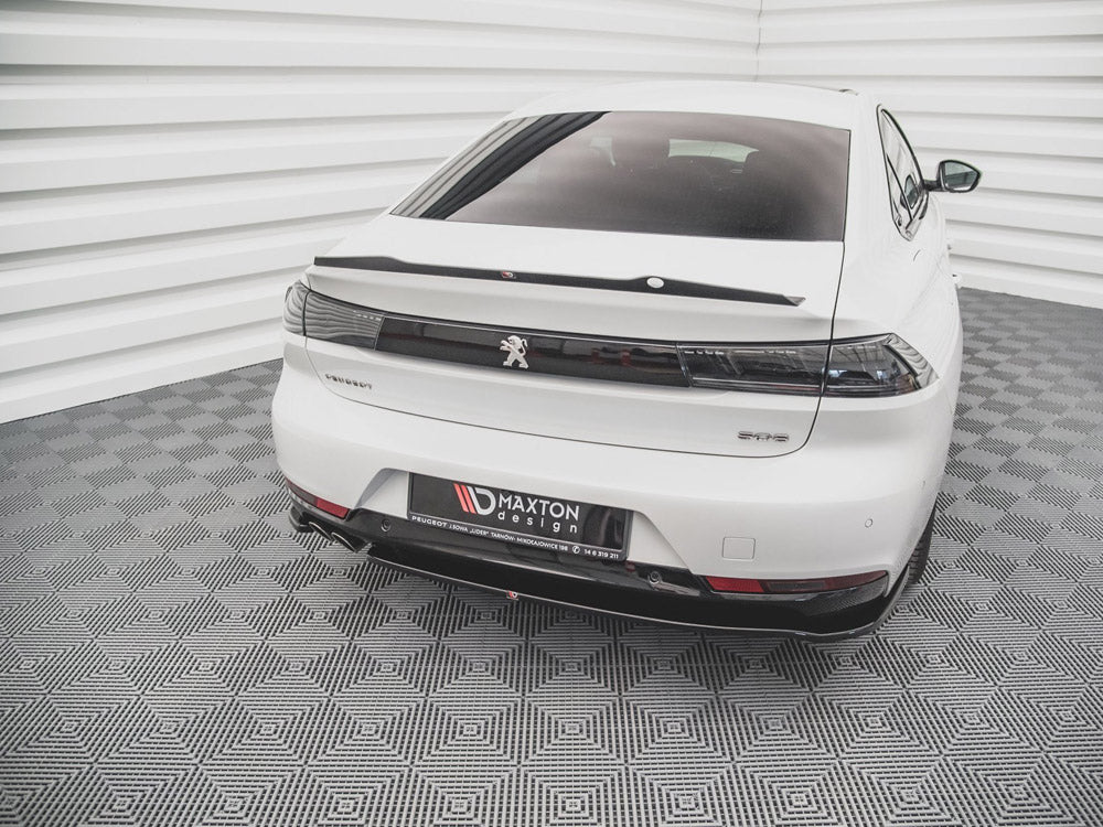Maxton Design Rear Splitter (Vertical Bars) Peugeot 508 GT-Line Mk2 - PE-508-2-GTLINE-RD1G+RSD1G - Image 2