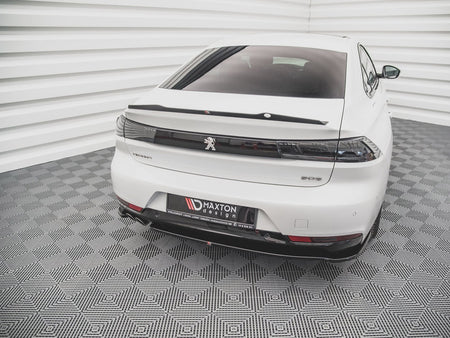 Maxton Design Rear Splitter (Vertical Bars) Peugeot 508 GT-Line Mk2 - PE-508-2-GTLINE-RD1G+RSD1G - Image 2