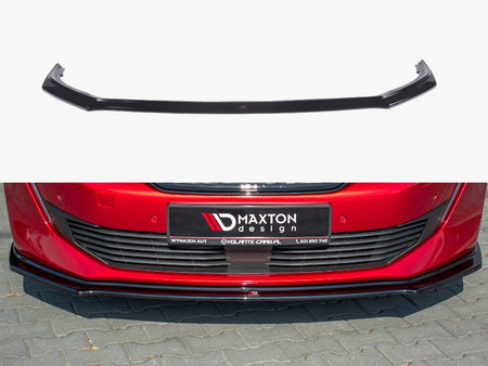 Maxton Design Front Splitter V.2 Peugeot 508 Mk2 - Carbon Look - PE-508-2-GT-FD2C - Image 1