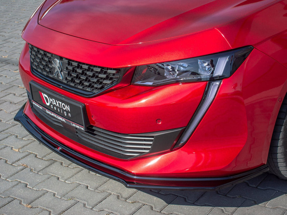 Maxton Design Front Splitter V.2 Peugeot 508 Mk2 - Carbon Look - PE-508-2-GT-FD2C - Image 3