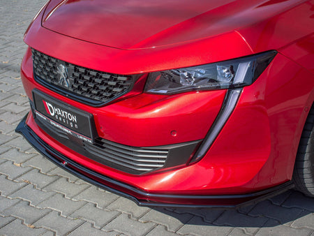 Maxton Design Front Splitter V.2 Peugeot 508 Mk2 - Carbon Look - PE-508-2-GT-FD2C - Image 3