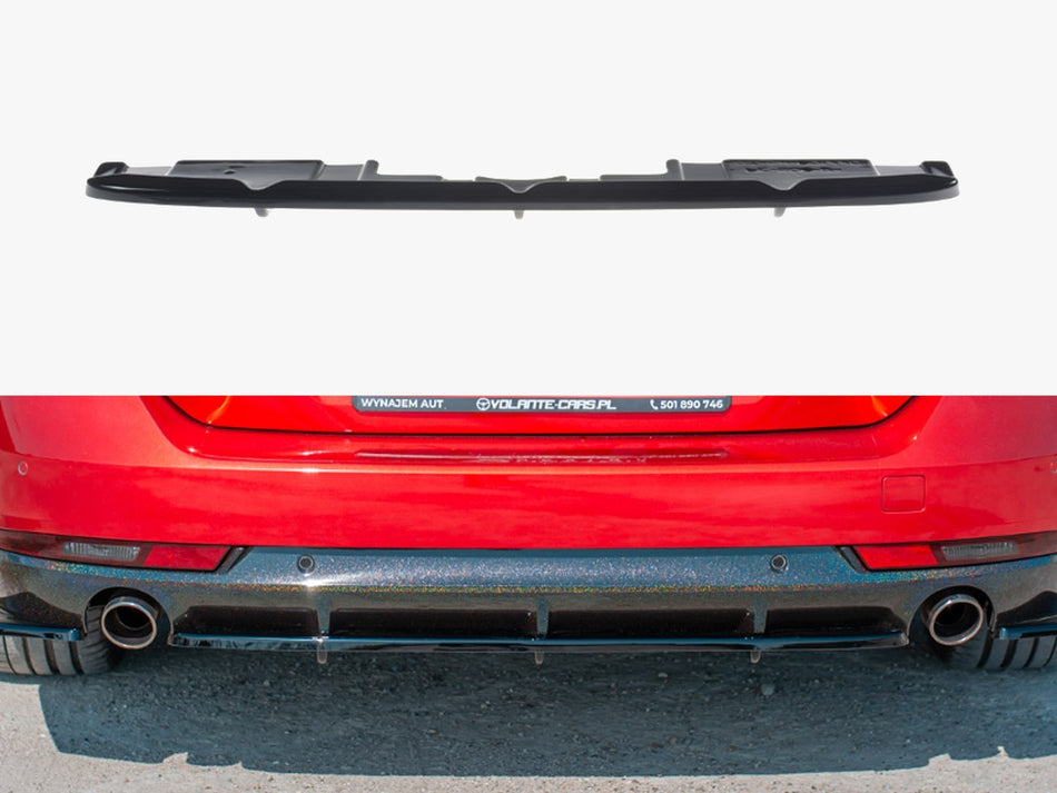 Maxton Design Rear Splitter (Vertical Bars) Peugeot 508 Petrol Mk2 - PE-508-2-GT-SW-RD1+RD2G - Image 1