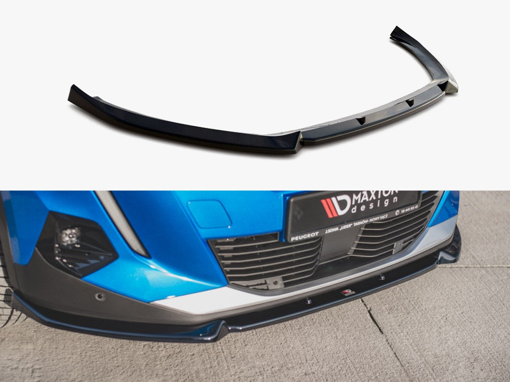 Maxton Design Front Splitter V.1 Peugeot 2008 Mk2 - PE-2008-2-FD1G - Image 1