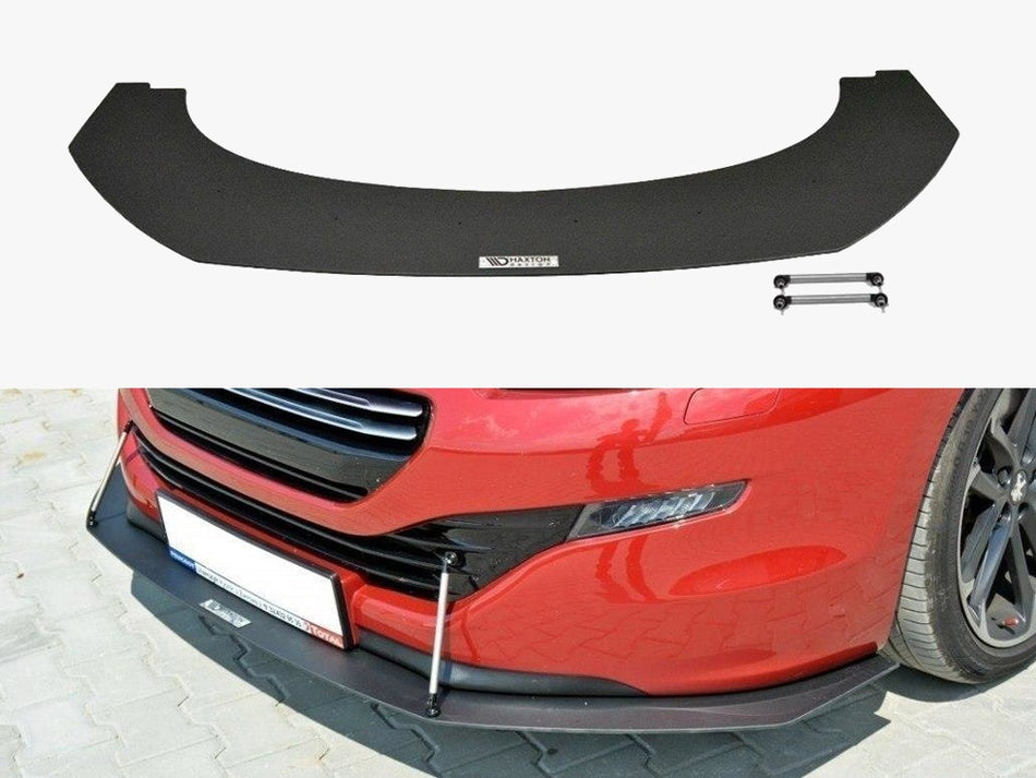 Maxton Design Front Racing Splitter Peugeot RCZ Facelift (2012-15) - PE-RCZ-1F-CNC-FD1A - Image 1