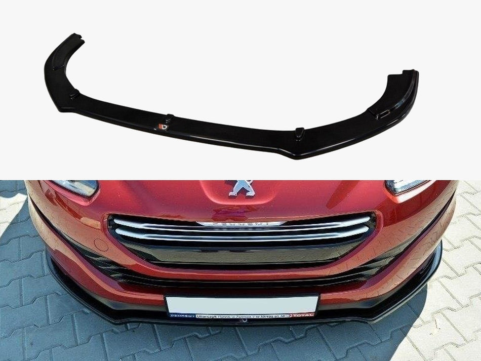 Maxton Design Front Splitter Peugeot RCZ Facelift (2012-2015) - Textured - PE-RCZ-1F-FD1T - Image 1