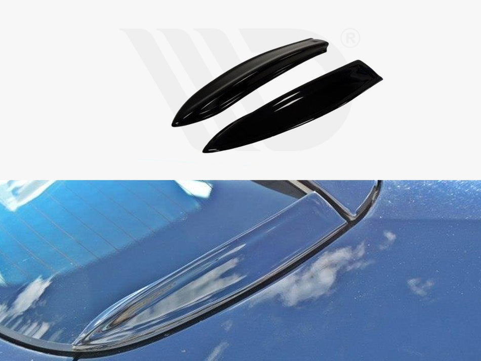 MAXTON DESIGN Rear Side Spoiler Extension Opel Astra H (For OPC / VXR) - Textured