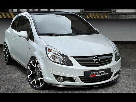 Front Splitter Opel Corsa D (Preface) - Carbon Look