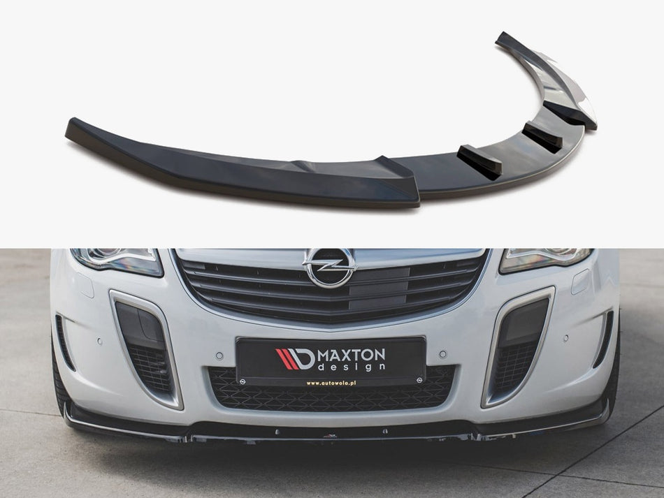 Maxton Design Front Splitter V1 Opel/vauxhall Insignia MK1 Vxr/opc Facelift (2013-2017) - OP-IS-1F-OPC-FD1G - Image 1