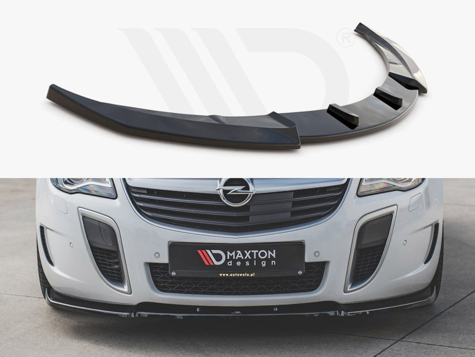 MAXTON DESIGN Front Splitter V1 Opel/vauxhall Insignia MK1 Vxr/opc Facelift (2013-2017)