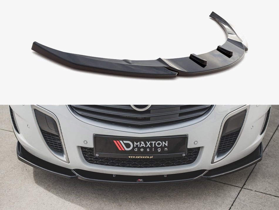 Maxton Design Front Splitter V2 Opel/vauxhall Insignia MK1 Vxr/opc Facelift (2013-2017) - OP-IS-1F-OPC-FD2G - Image 1
