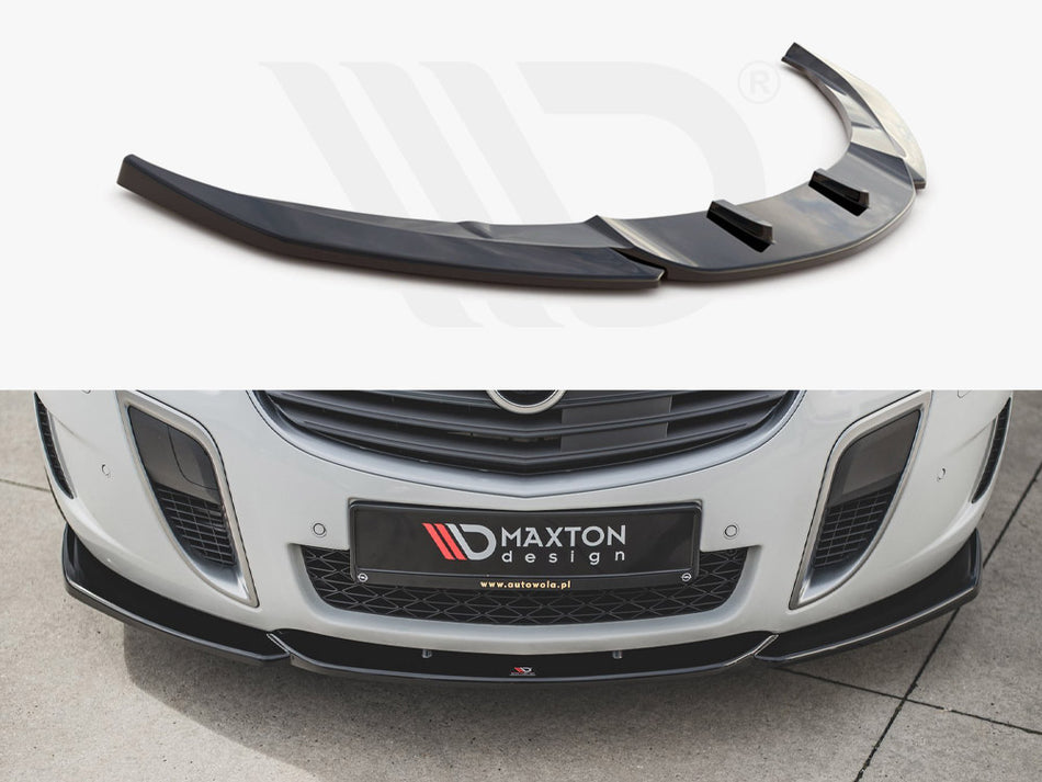 MAXTON DESIGN Front Splitter V2 Opel/vauxhall Insignia MK1 Vxr/opc Facelift (2013-2017)