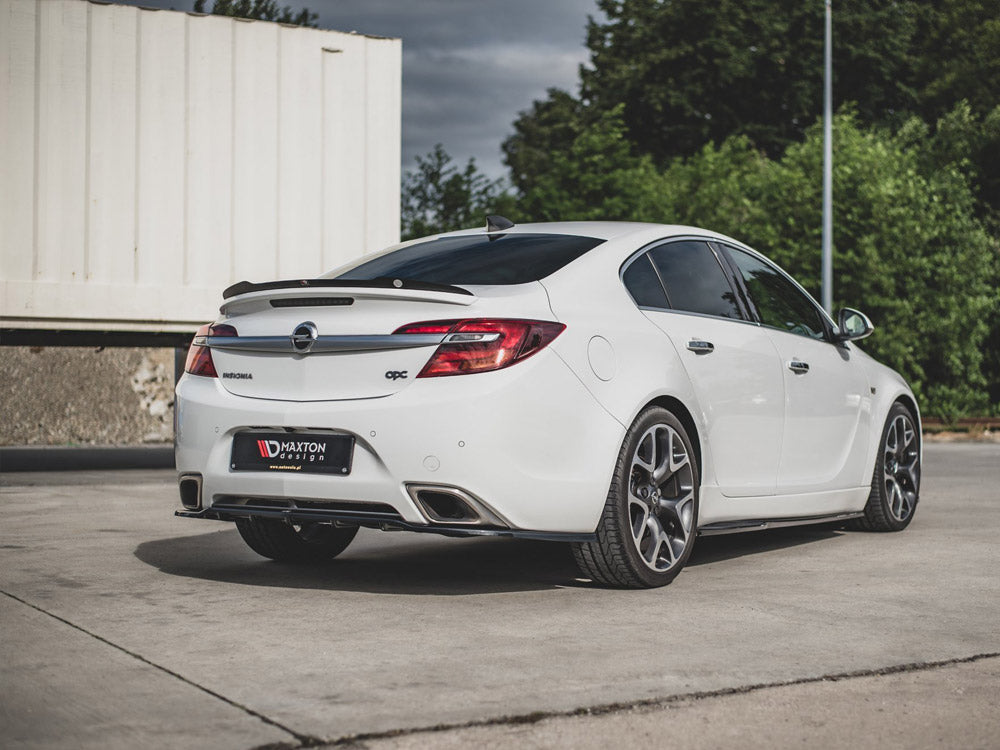 Rear Splitter (Vertical Bars) Opel / Vauxhall Insignia Mk1 OPC - Carbon Look
