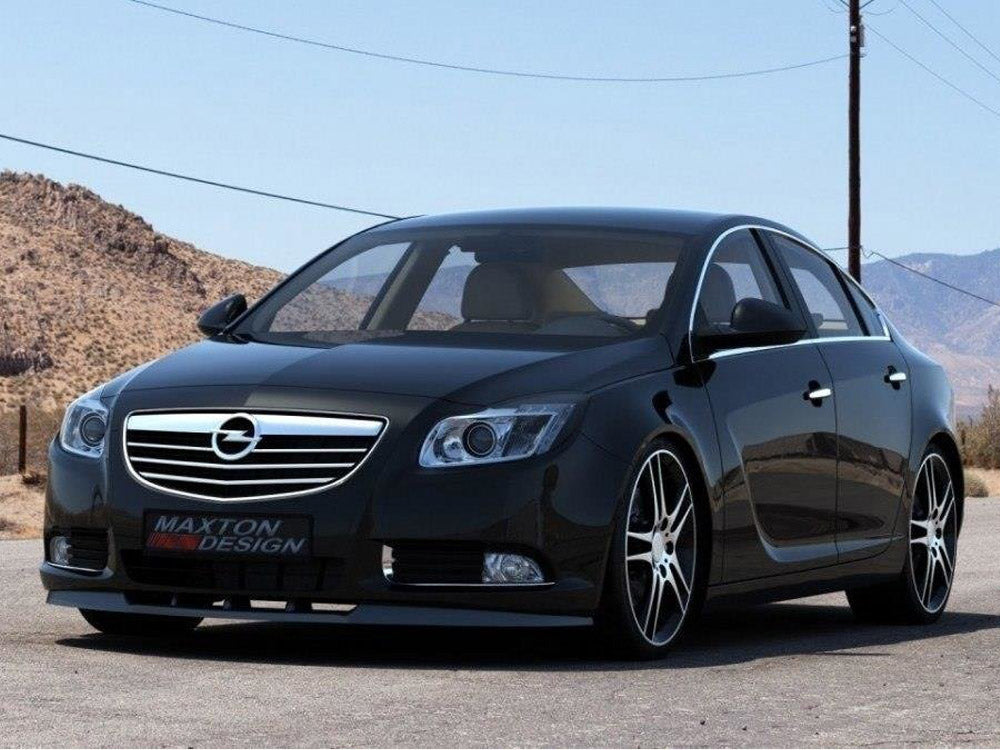Maxton Design Front Splitter Opel Insignia MK1 Preface Model - Carbon Look - OP-IS-FD1C - Image 1