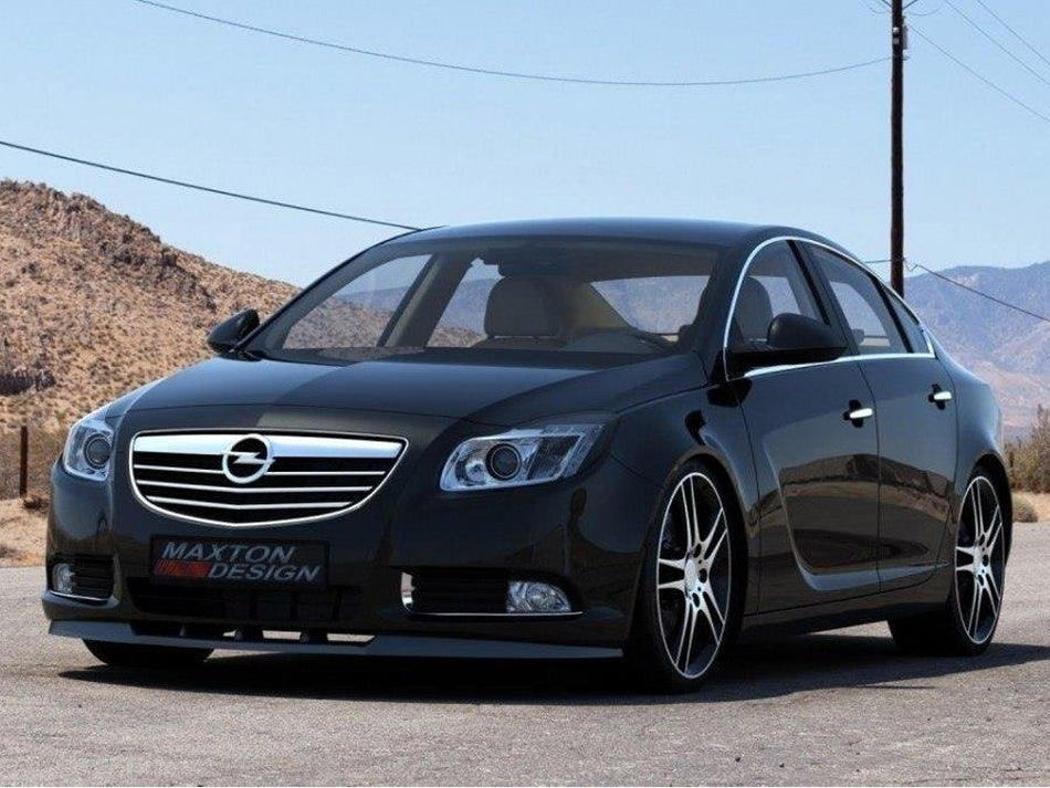 Maxton Design Front Splitter Opel Insignia MK1 Preface Model - Carbon Look - OP-IS-FD1C - Image 1