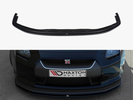 Maxton Design Front Splitter V.2 Nissan GT-R Pre-Facelift Coupe (R35-SERIES) (2007-2010) - NI-GTR-3-FD2G - Image 1