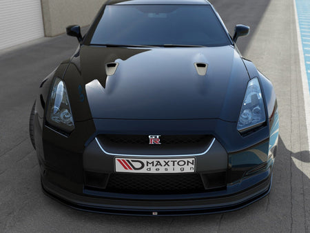 Maxton Design Front Splitter V.2 Nissan GT-R Pre-Facelift Coupe (R35-SERIES) (2007-2010) - NI-GTR-3-FD2G - Image 3