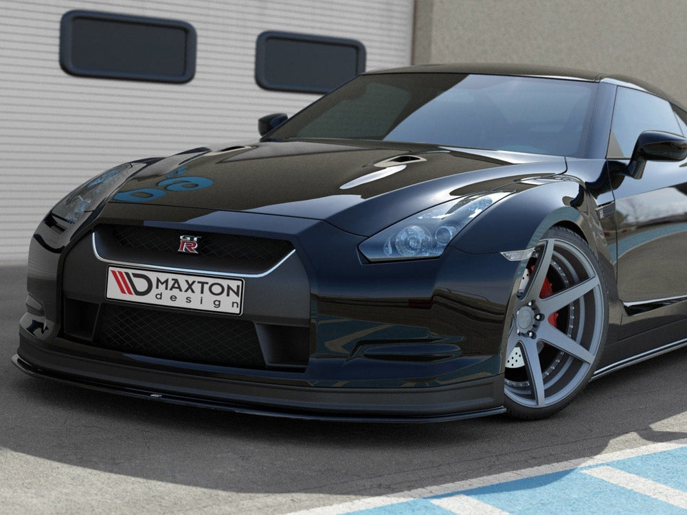 Maxton Design Front Splitter V.2 Nissan GT-R Pre-Facelift Coupe (R35-SERIES) (2007-2010) - NI-GTR-3-FD2G - Image 2