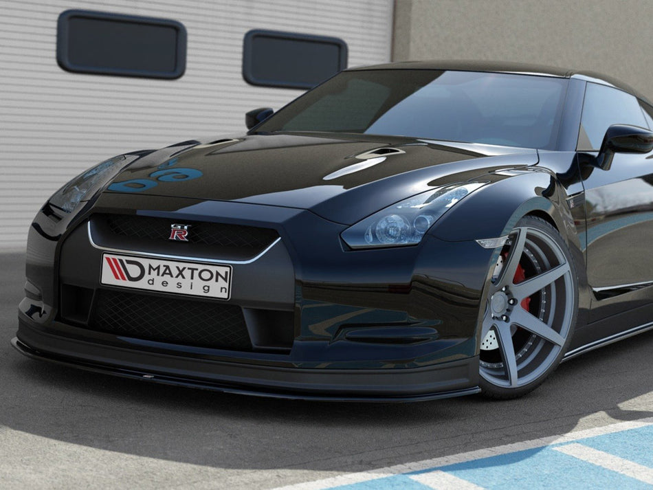 Maxton Design Front Splitter V.2 Nissan GT-R Pre-Facelift Coupe (R35-SERIES) (2007-2010) - NI-GTR-3-FD2G - Image 2