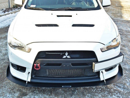 Maxton Design Front Racing Splitter V.1 Mitsubishi Lancer EVO X (2007-2015) - MI-LA-10-EVO-CNC-FD1A - Image 3