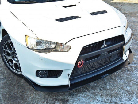 Maxton Design Front Racing Splitter V.1 Mitsubishi Lancer EVO X (2007-2015) - MI-LA-10-EVO-CNC-FD1A - Image 4