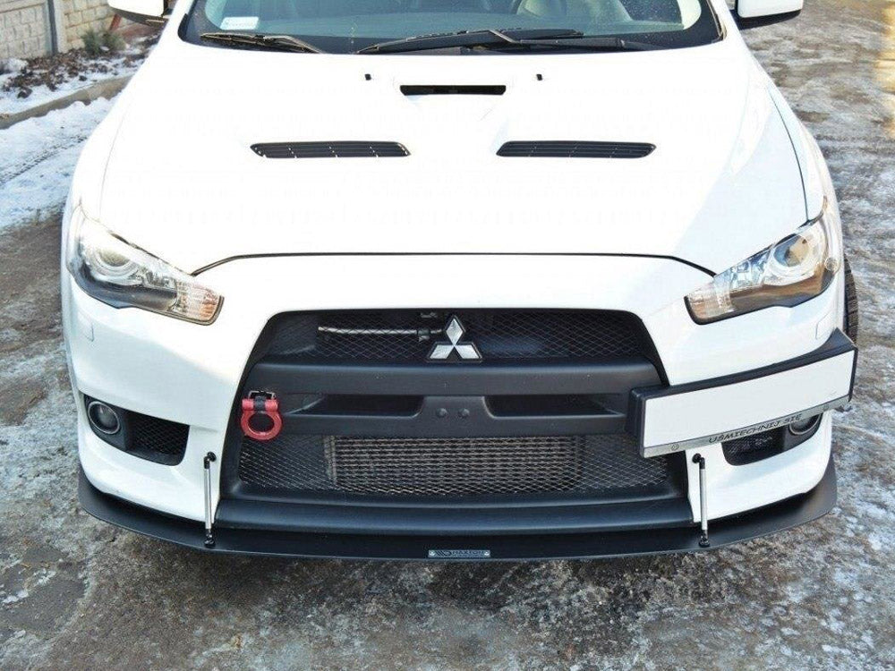 Front Racing Splitter V.2 Mitsubishi Lancer EVO X (2005-2017)