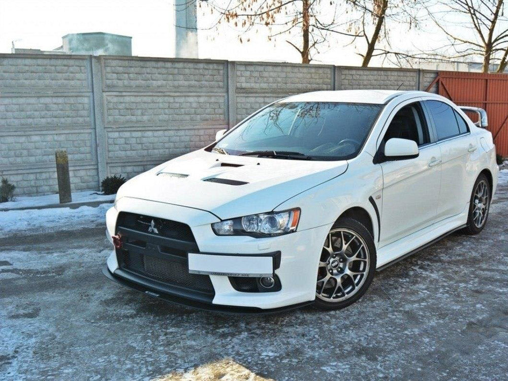 Maxton Design Front Racing Splitter V.3 Mitsubishi Lancer EVO X (2005-2017) - MI-LA-10-EVO-CNC-FD3A - Image 2
