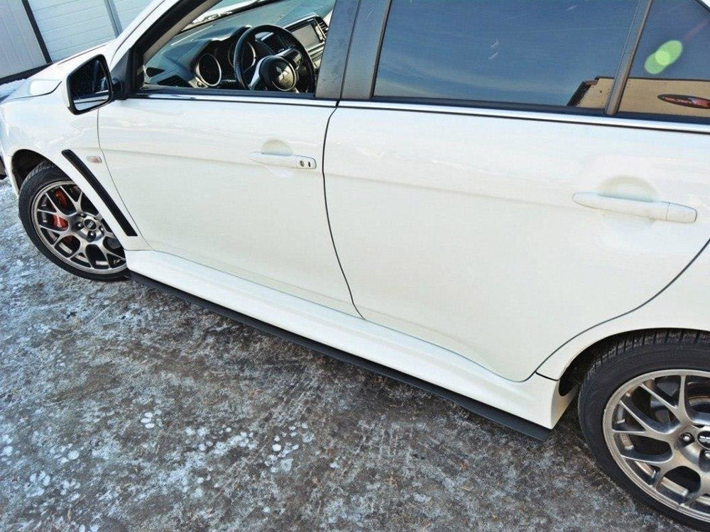 Maxton Design Racing Side Skirts Diffusers Mitsubishi Lancer EVO X (2007-2015) - MI-LA-10-EVO-CNC-SD1A - Image 3