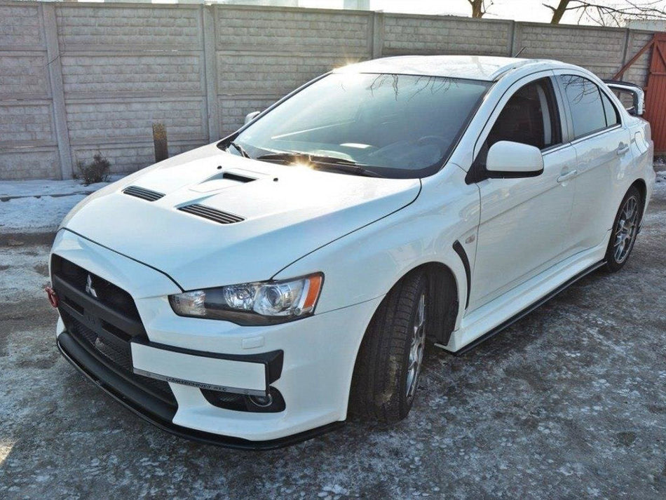 Maxton Design Front Splitter V.2 Mitsubishi Lancer EVO X (2007-2015) - MI-LA-10-EVO-FD2G - Image 2