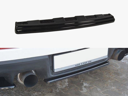 Central Rear Splitter Mitsubishi Lancer EVO X (Without/vertical Bars) (2007-2015)