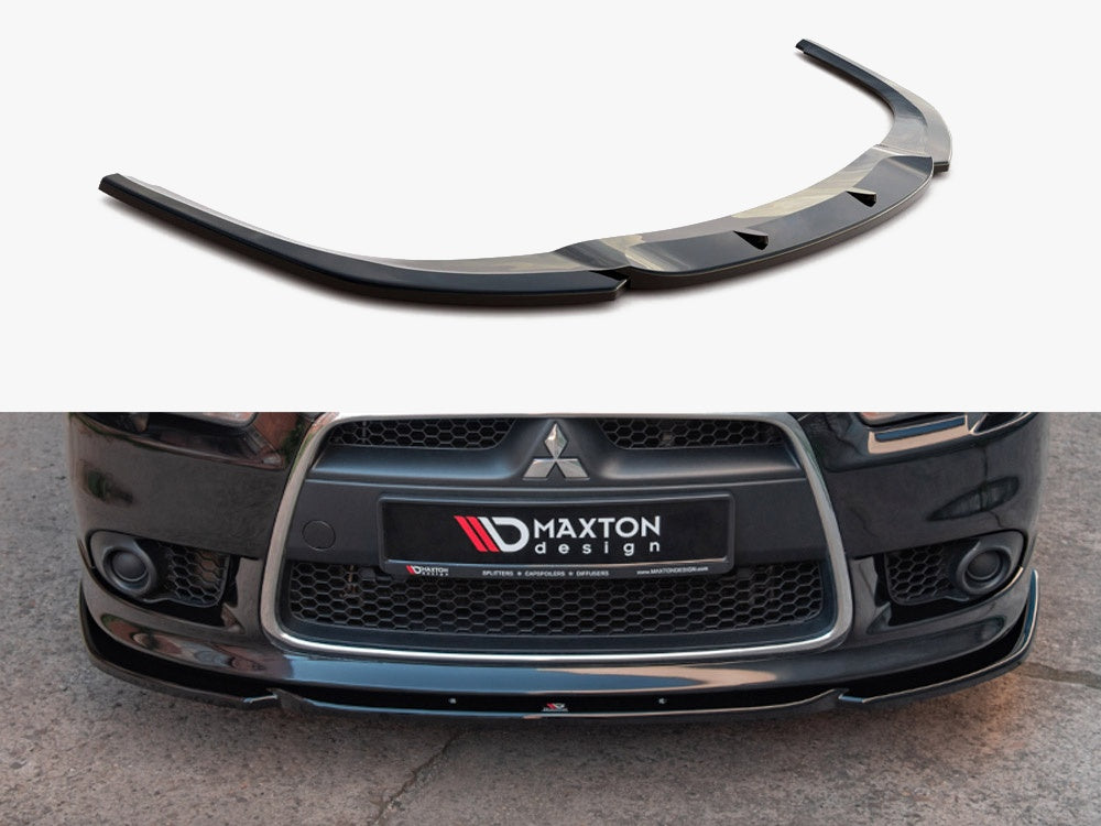 Maxton Design Front Splitter Mitsubishi Lancer Sportback MK8 (2007-2016) - MI-LA-8-FD1G - Image 1