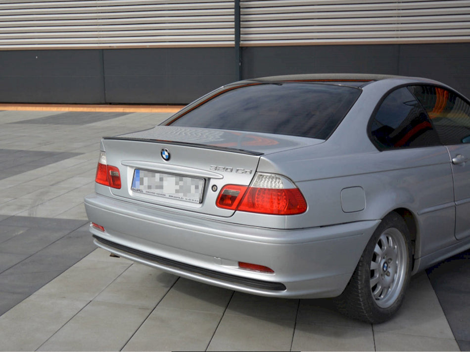 Maxton Design Spoiler Extension CAP Bmw 3 E46 Coupe Pre-facelift Standard (1999-2003) - Textured - BM-3-46-C-CAP1T - Image 1
