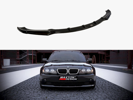 Maxton Design Front Splitter BMW 3 E46 Saloon Facelift Model (2001-2007) - Textured - BM-3-46F-S-FD1T - Image 1