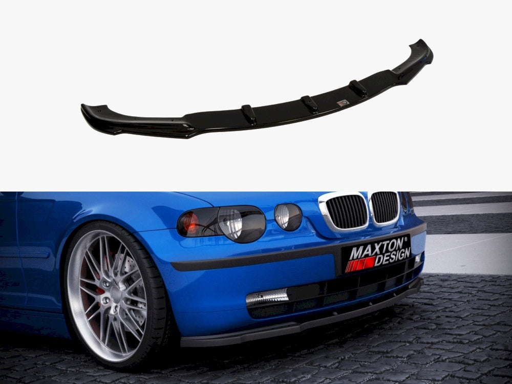 Maxton Design Front Splitter Bmw 3 E46 Compact (2000-2004) - Textured - BM-3-46-CT-FD1T - Image 1