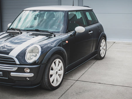 Side Skirts Splitters Mini Cooper/ ONE R50 (2001-2006) - Carbon Look