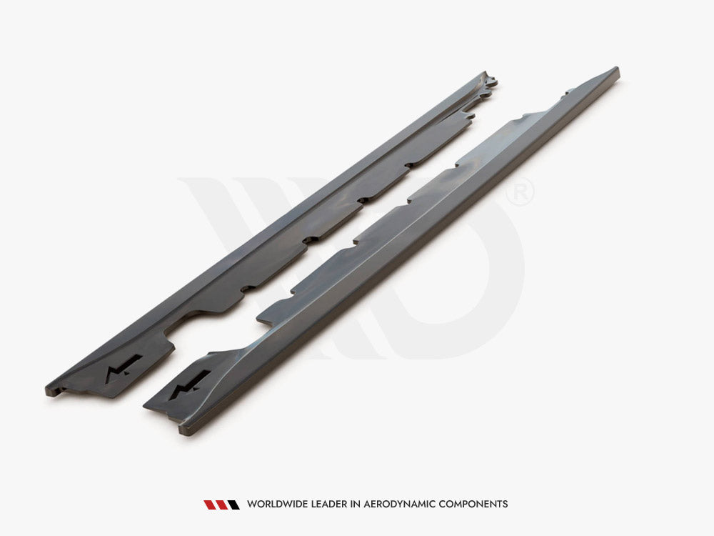 Side Skirts Splitters Mini Cooper/ ONE R50 (2001-2006) - Carbon Look