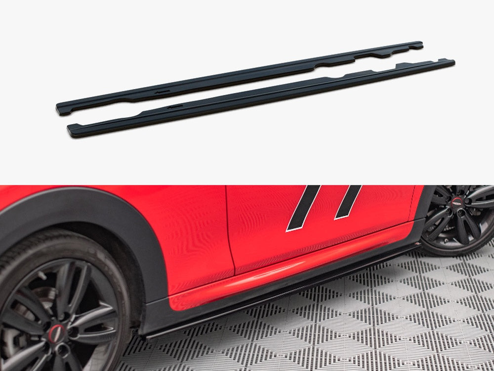 Maxton Design Side Skirts Diffusers Mini Cooper S F56 JCW (2017-2020) - MC-S-3-56-JCW-SD1G - Image 1