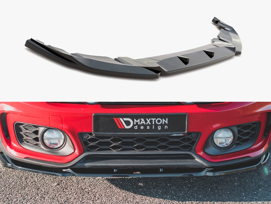 Maxton Design Front Splitter V.2 Mini Countryman Mk2 F60 JCW - Carbon Look - MC-CO-2-JCW-FD2C - Image 1