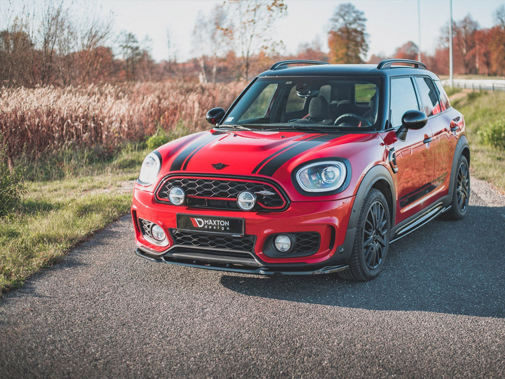 Maxton Design Front Splitter V.2 Mini Countryman Mk2 F60 JCW - Carbon Look - MC-CO-2-JCW-FD2C - Image 2