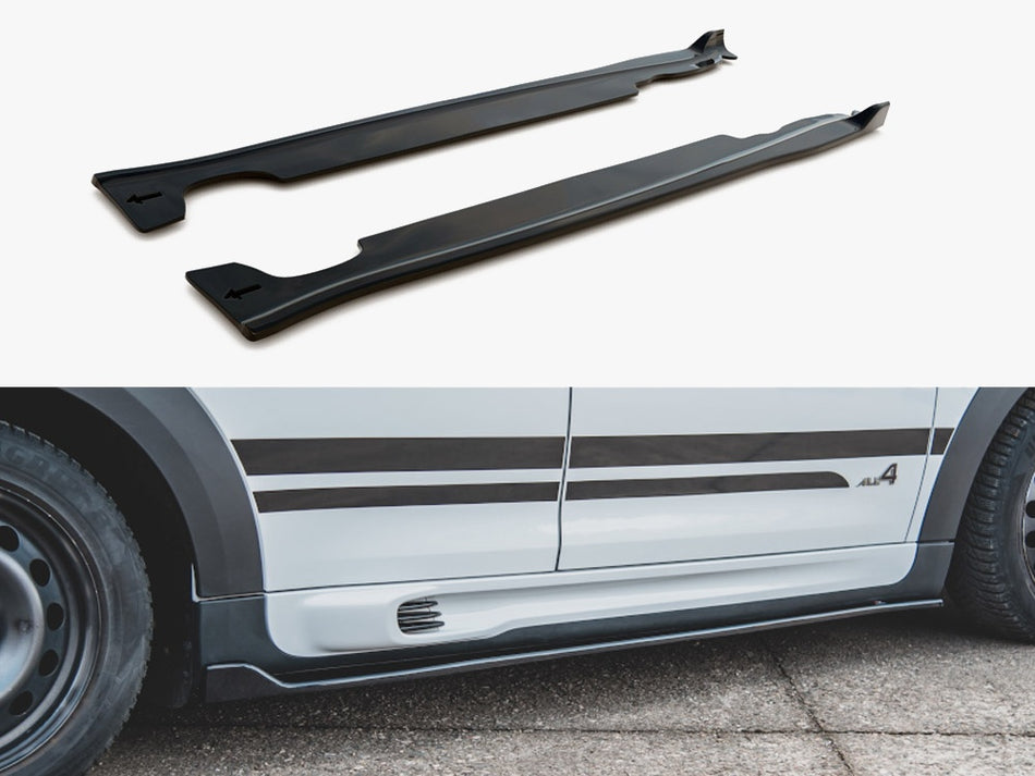 Maxton Design Side Skirts Diffusers Mini Countryman JCW MK1 (2012-2016) - Carbon Look - MC-CO-S-1-SD1C - Image 1