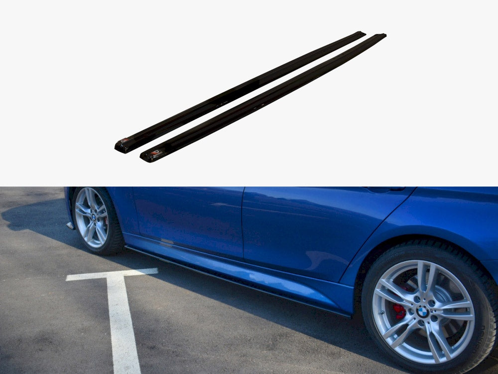 Maxton Design Side Skirts Diffusers BMW 3 M-Sport F30 - BM-3-F30F-MPACK-SD1G - Image 1